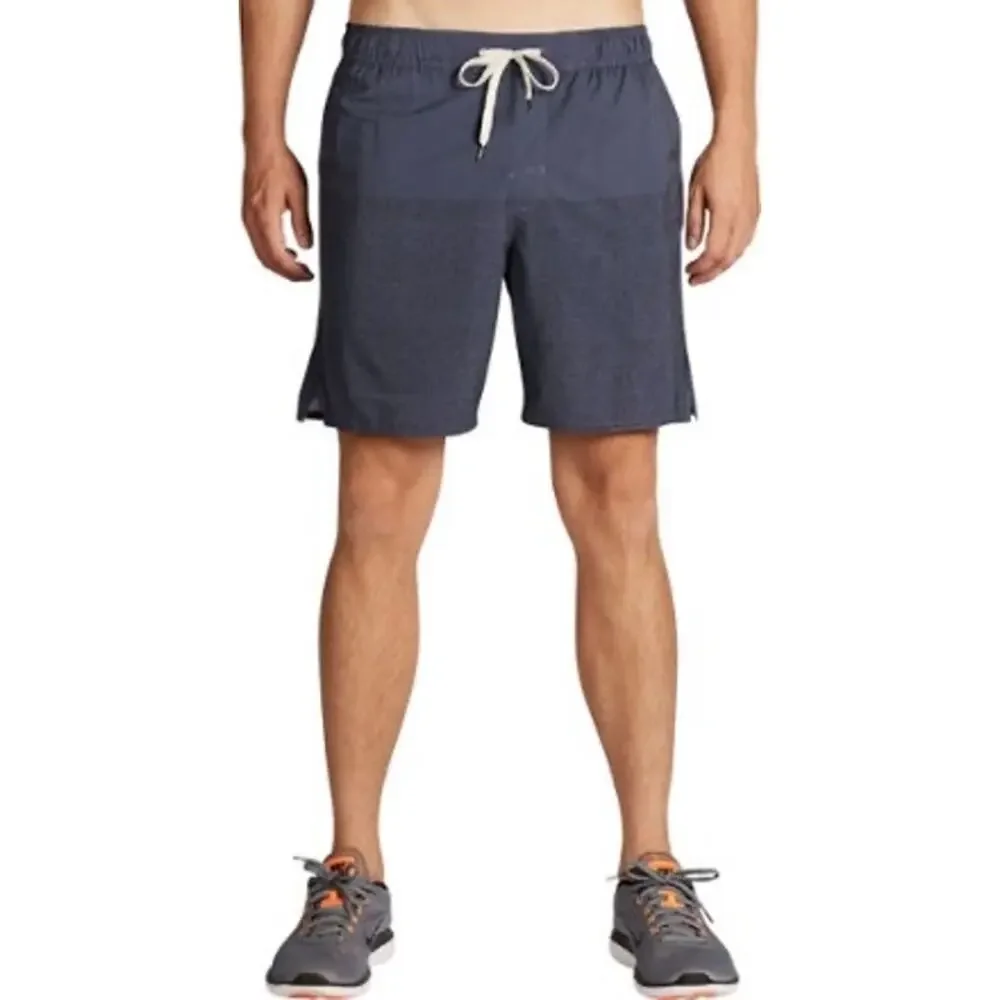 Vuori Kore Shorts Men’s M 7” Gray Athletic Lined Drawstring